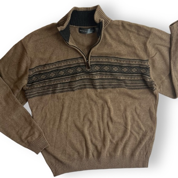 Y2K Oscar De La Renta XXL Men’s Pullover Sweater - Picture 1 of 8